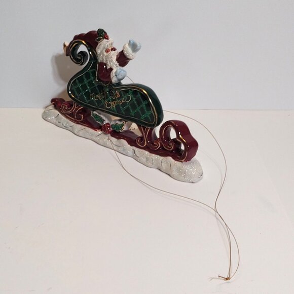 Blue Sky Clayworks North Pole Express - Two Pieces Santa & Reindeer - Picture 3 of 8